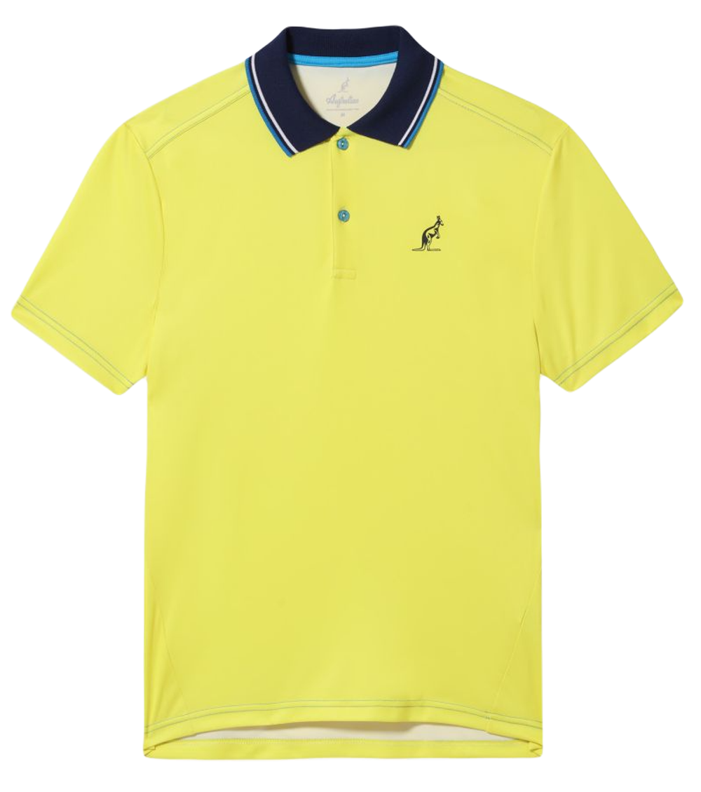 Мужское теннисное поло Australian Ace - bright yellow