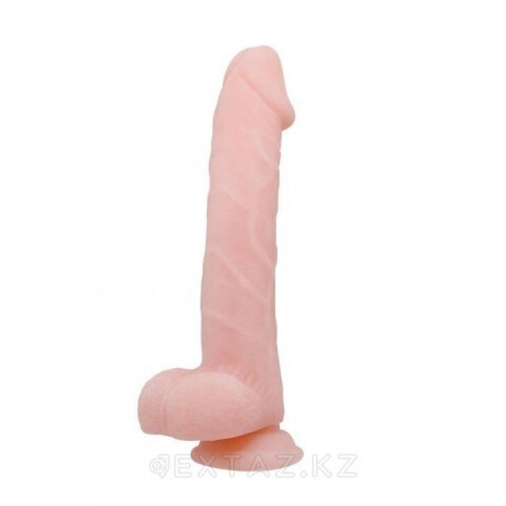 Фаллоимитатор с мошонкой на присоске Super Dildo (22×4,5 см)