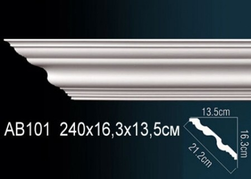 Карниз потолочный гибкий AB101F
