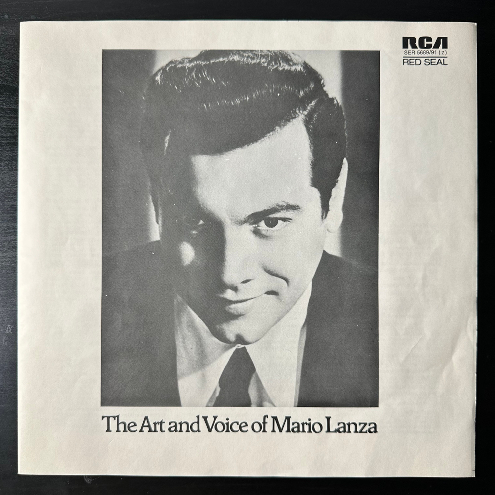 Mario Lanza ‎– El arte y la voz de Mario Lanza 3LP (Англия 1978г.)