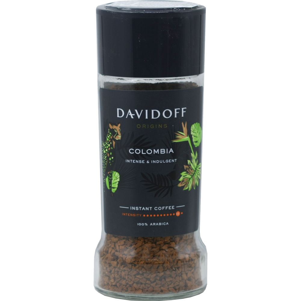 Кофе растворимый Davidoff Colombia, 90 г стеклянная банка (Давидоф)