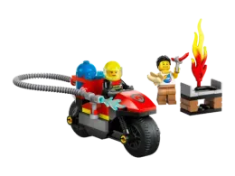 Конструктор LEGO City 60410 Пожарно-спасательный мотоцикл