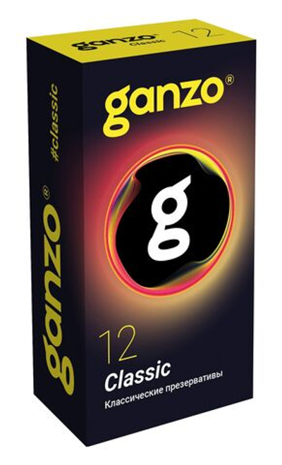 Классические презервативы с обильной смазкой Ganzo Classic - 12 шт.