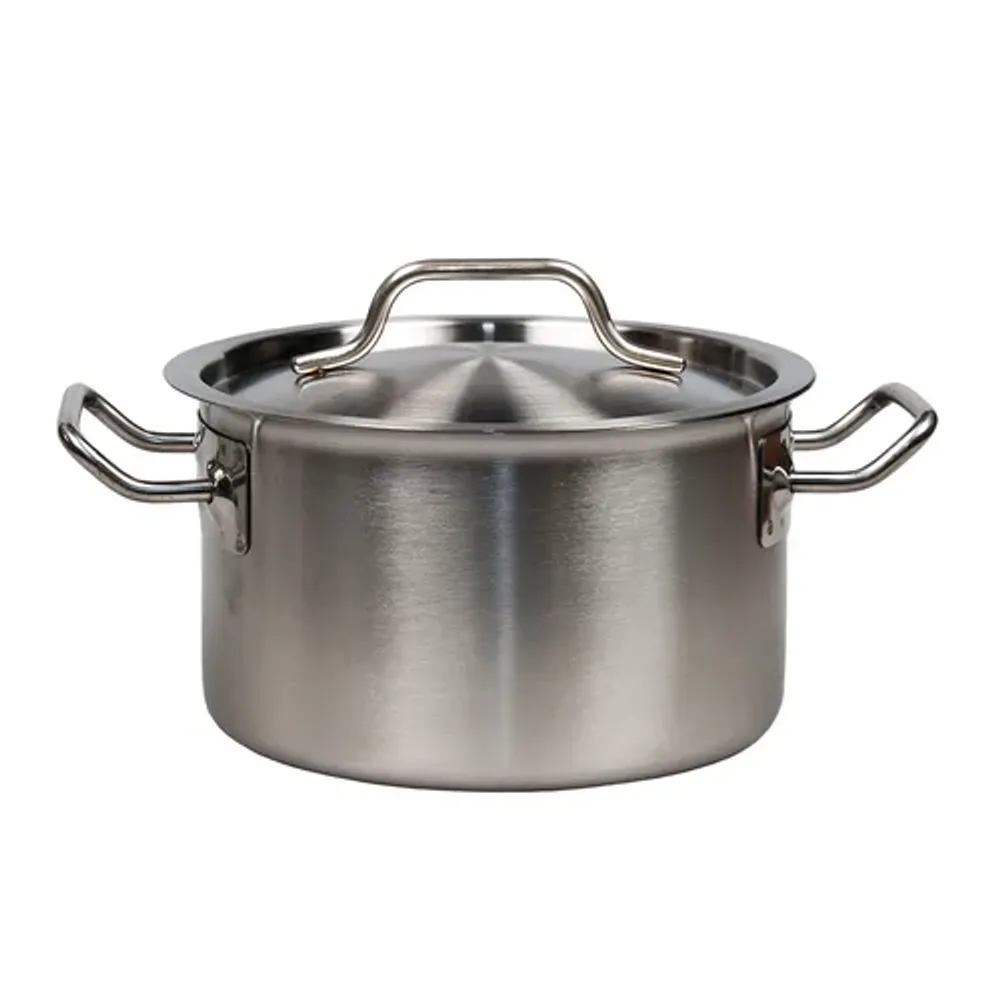 Кастрюля 1,9 л 16*9,5 см с крышкой нерж. ИНДУКЦИЯ P.L. Proff Cuisine