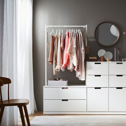 IKEA BUMERANG  (ИКЕА БУМЕРАНГ)  -  Вешалка - белая