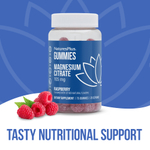 NaturesPlus, жевательные таблетки с цитратом магния, со вкусом малины, 75 жевательных таблеток (35 мг в 1 жевательной таблетке)