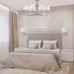 Бра в классическом стиле с абажуром 60069/1 серебро, E14х1