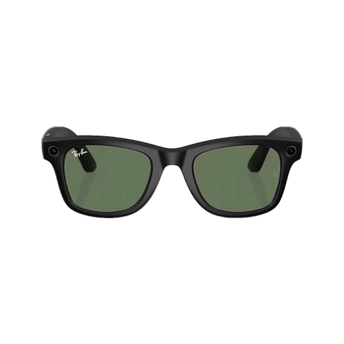 Умные очки Ray-Ban Wayfarer Matte Black / Transitions Graphite Green, 155-53