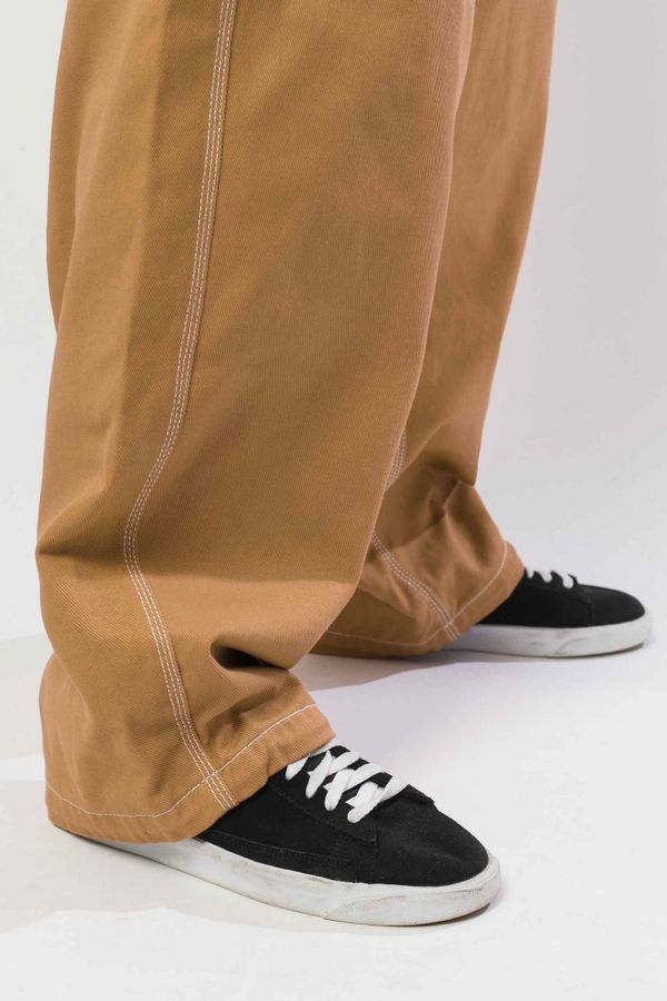 Джинсы Real Baggy Бежевый Темный - фото 5