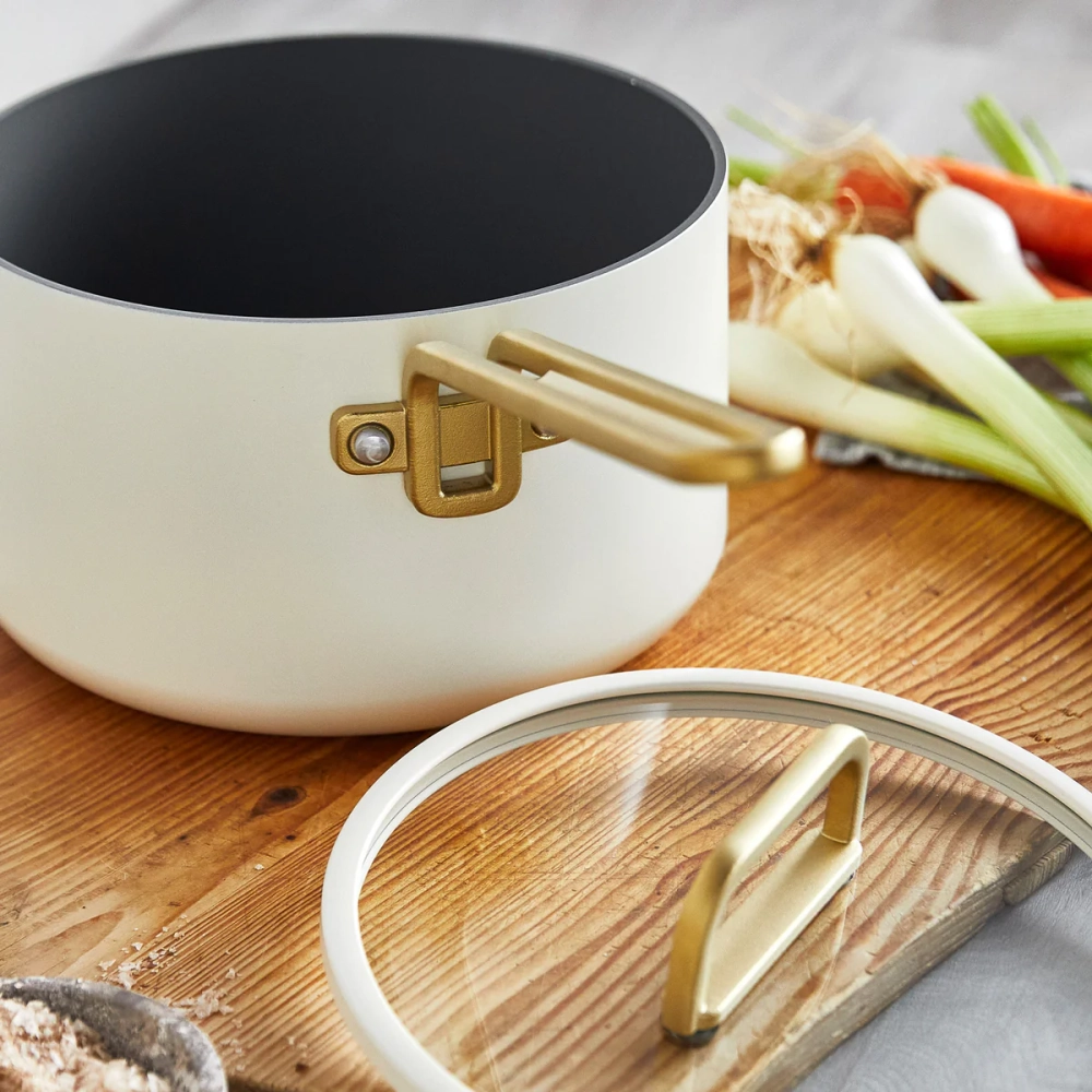 GreenPan Сотейник Stanley Tucci™ 20 см 3,78 л + крышка Off White EAN 4894871039360