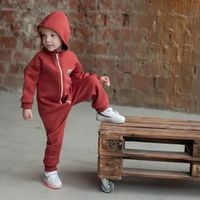 Комбинезон с клапаном и капюшоном "Паприка" утепленный