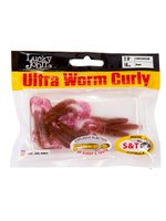 Слаги съедобные искусственные LJ Pro Series ULTRAWORM CURLY 2,0in (05.00)/PA16 9 шт. в упак.