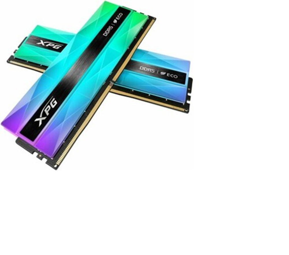 Оперативная память ADATA DIMM 32GB 16GBx2 RGB ADATA 2x16 AX5U6400C3216G-DCLANRSG AX5U6400C3216G-DCLANRSG