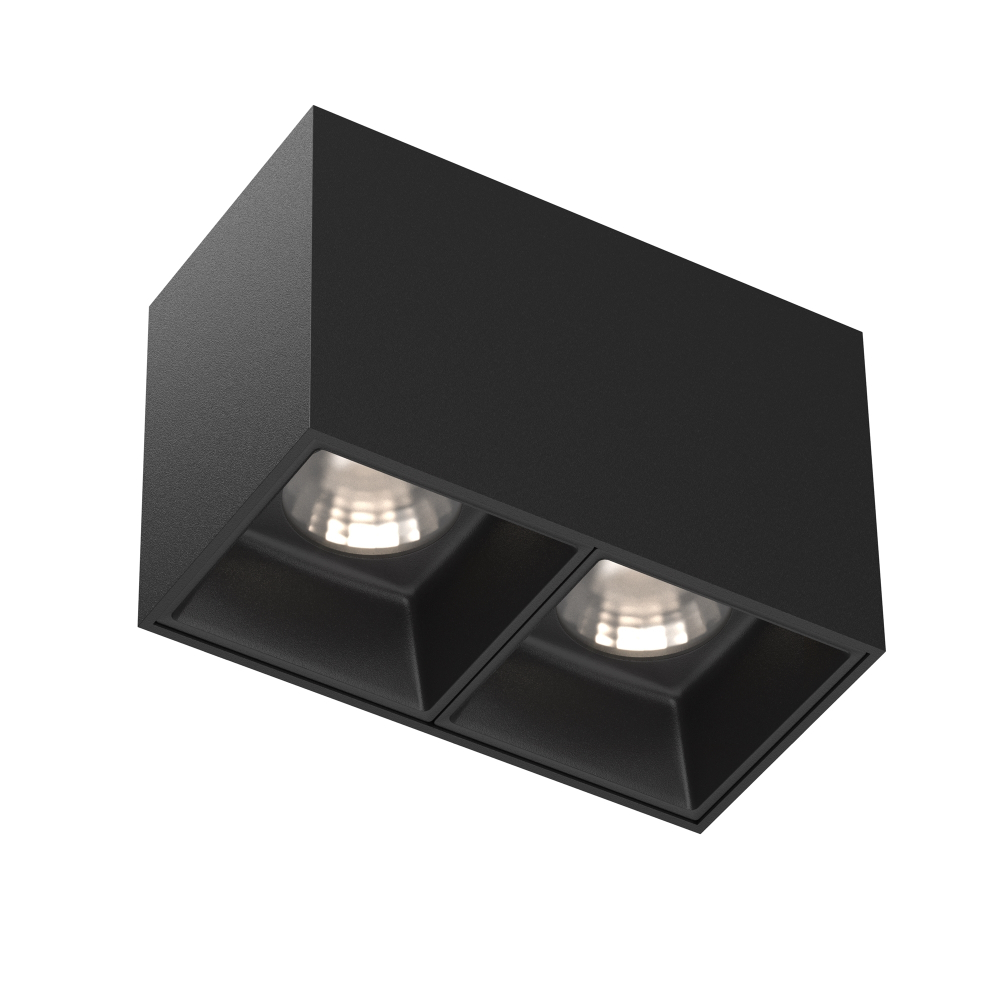 Накладной светодиодный светильник Maytoni Alfa LED C065CL-02-L12W4K-B