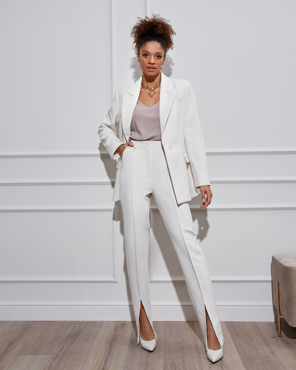 Брюки "Fall in love Slit" basic