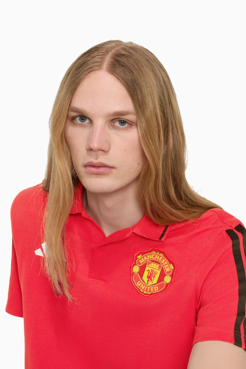 Футболка adidas Manchester United 26/27 DNA Polo - красный