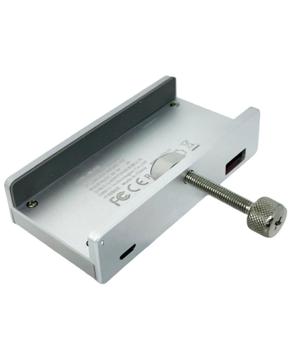 USB-хаб Orico MH2AC 2xUSB3.0/SD серебристый