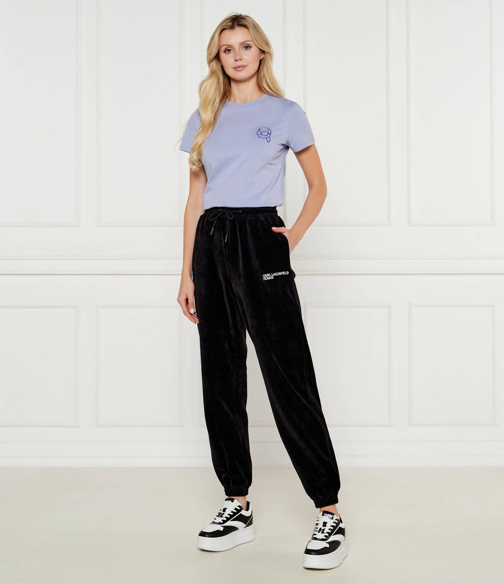 Футболка Jelly Ikonik 2.0 Karl Lagerfeld - фиолетовый(246W1718)