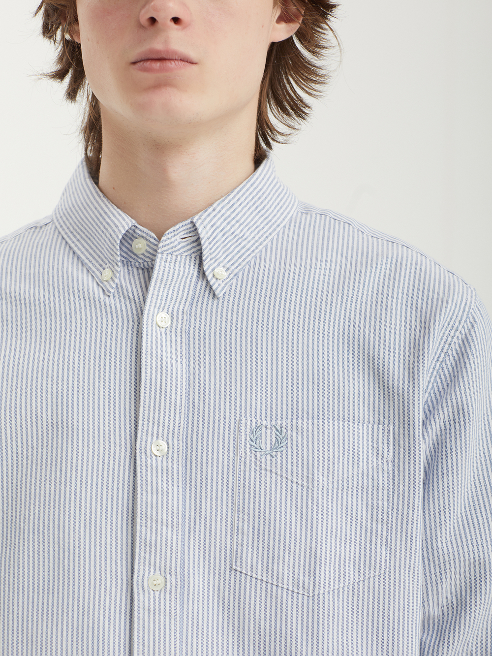 Мужская Рубашка Oxford Stripe