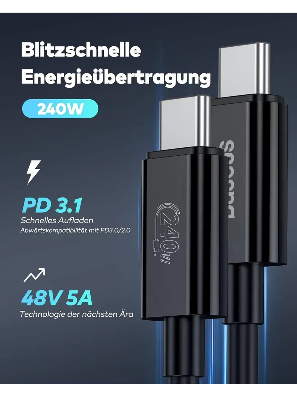Сетевое зарядное устройство Базеус 140w. Блок питания