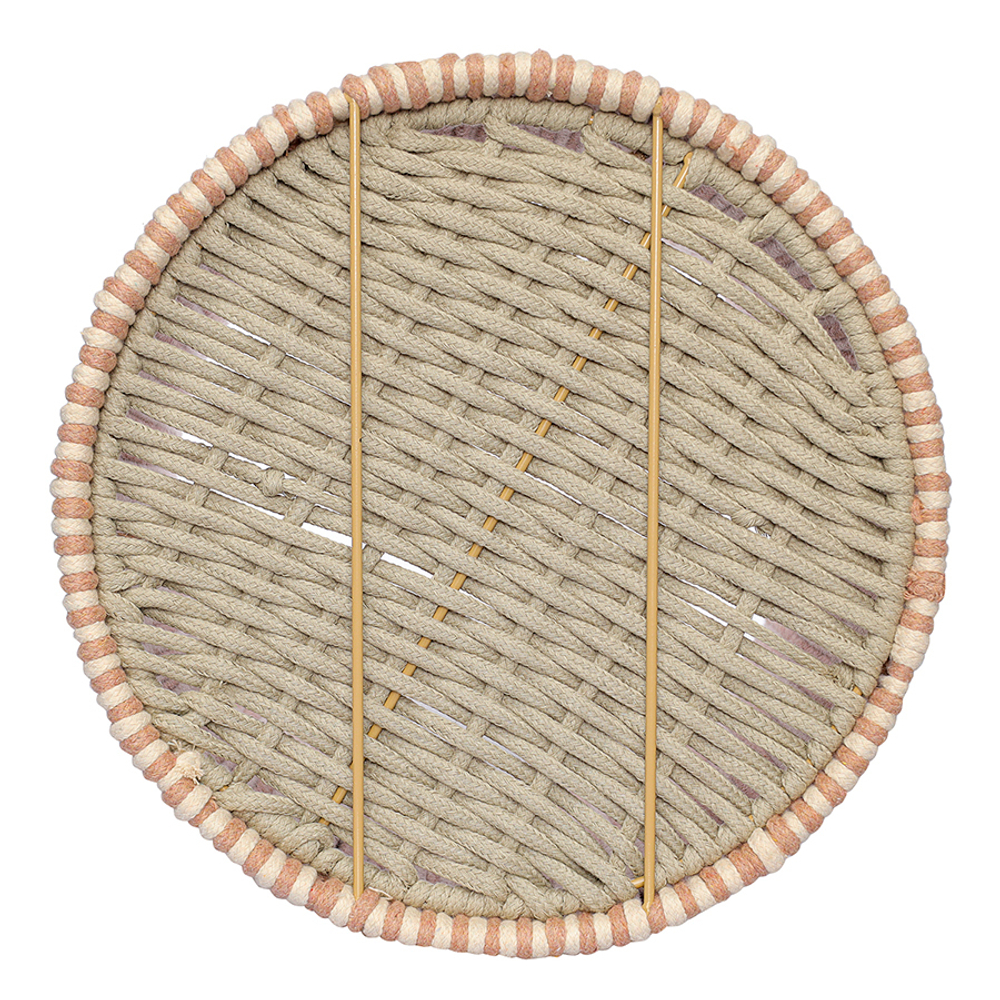 Корзина плетеная dholak beige из коллекции ethnic, размер s