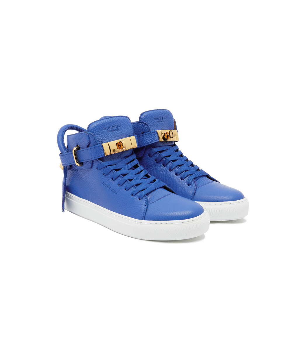 Кожаные кроссовки alce Buscemi - голубой(BCW22701)