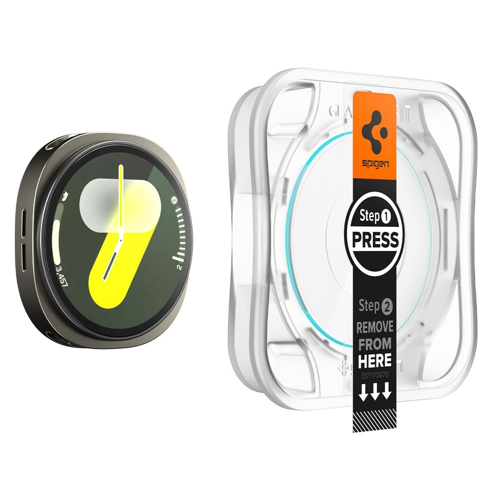 Защитное стекло Spigen Glas.tR EZ Fit 2 шт. для Samsung Galaxy Watch 8 44 мм Clear