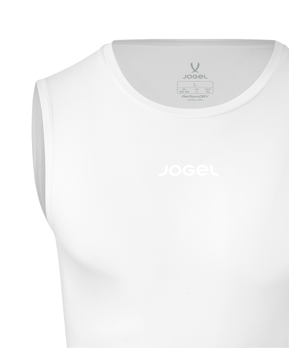 Майка компрессионная JOGEL CAMP 2 PerFormDRY Baselayer SL Tee, белый
