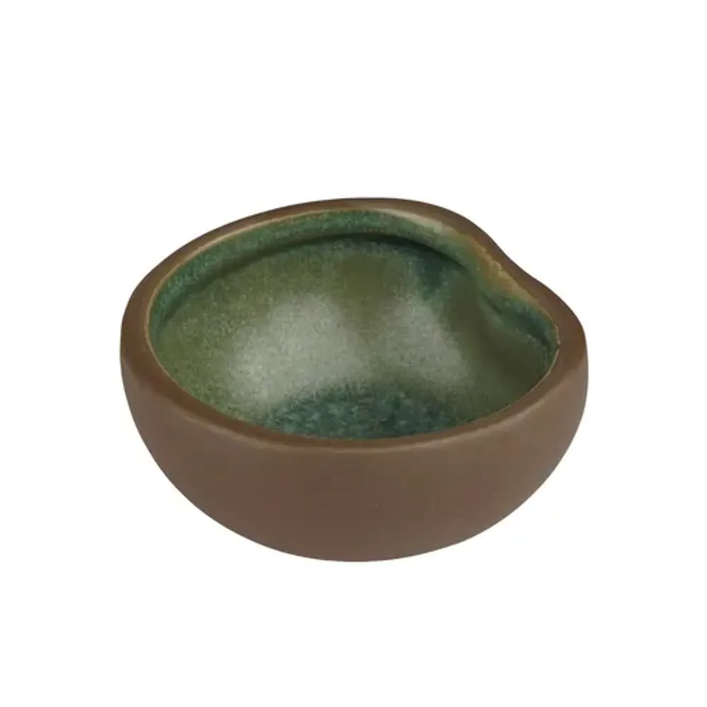 Соусник 50 мл d 7,5 см см h3,5 cм круглый фарфор Village Green New Brown Taiga P.L. [6]