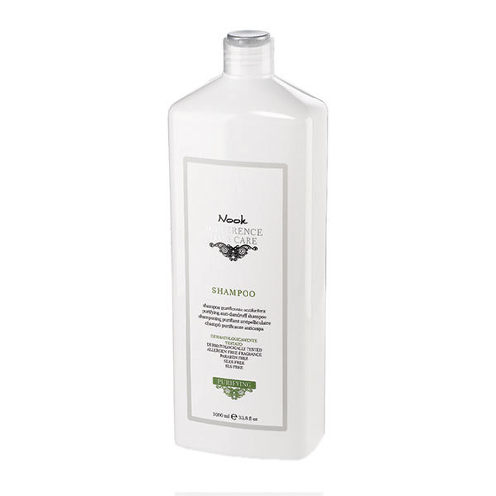 Шампунь специальный для кожи головы склонной к перхоти PH 5.5 Nook Difference Hair Care Purifying Shampoo 1000мл