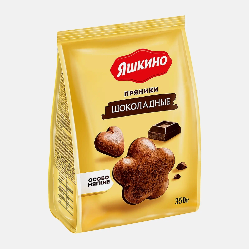 Пряники шоколадные Яшкино 350г