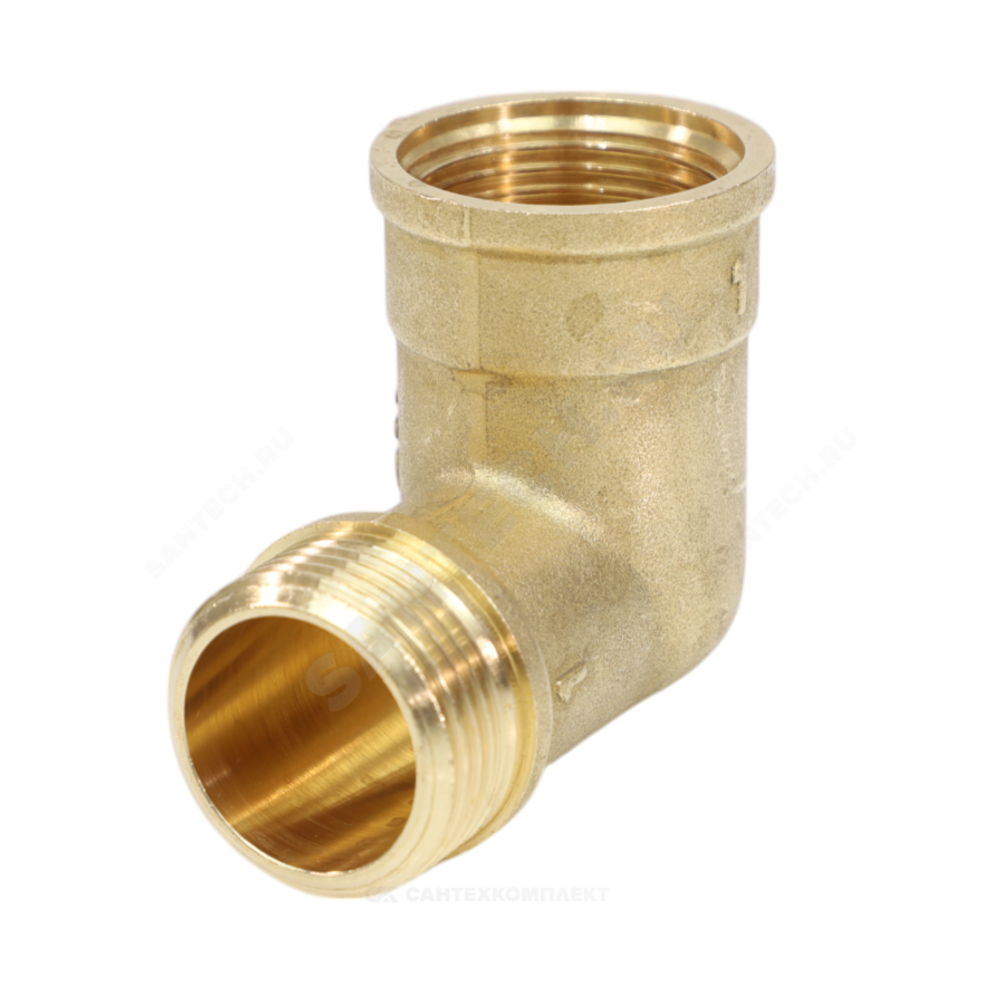 Угольник латунь переходной Ду 20 (3/4") ВР/НР VALFEX VF.092.L.034