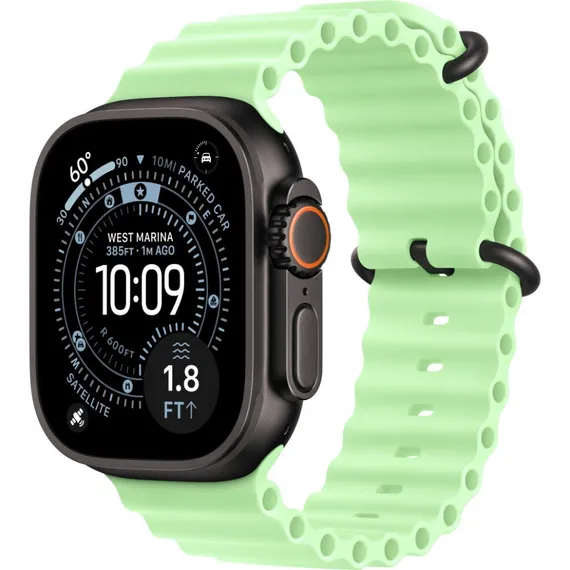 Умные часы Apple Watch Ultra 3 49 мм Black Titanium Ocean Band Зеленый Неон Neon Green