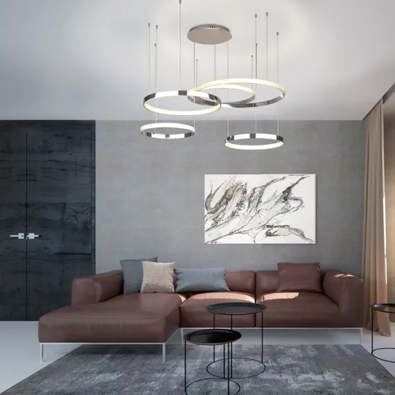 Подвесной светильник Posh 90175/5 хром Eurosvet