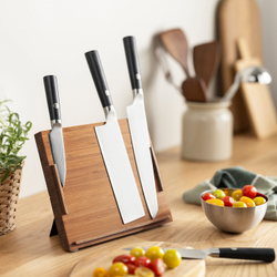 IKEA SPJUTFISK  (ИКЕА СПЙУТФИСК)  -  Держатель для ножей - магнитный бамбук 24x20 см