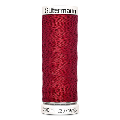 Нитки универсальные Gutermann Sew-all 100 (200 метров), 5 кат. | 046 бургундский