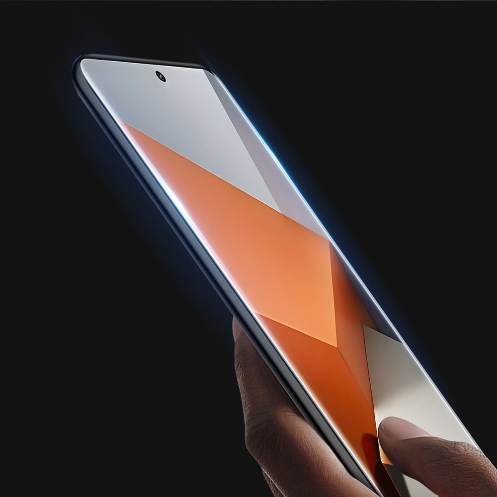 Защитное стекло с закругленными рамками для Xiaomi Redmi Note 13 Pro+ 5G, от Dux Ducis серия CURVED-65 Full Screen Glass