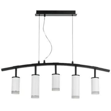 Подвесной светильник 5*GU10 LR7353638620 чёрный/белый Rullo Lightstar