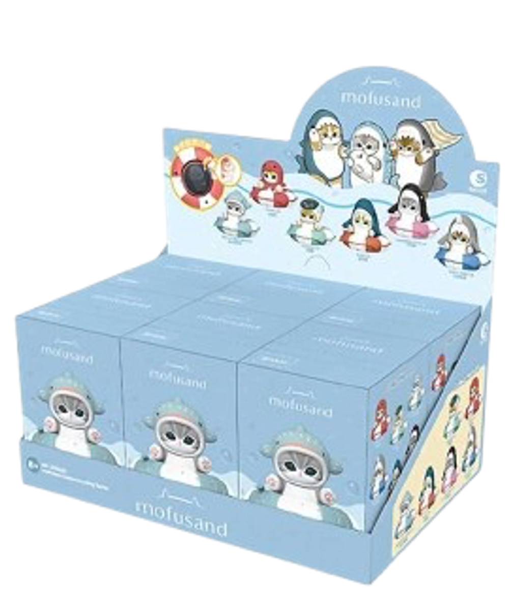 Рандомная фигурка Blind Box Mofusand Swimming Ring Series