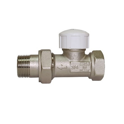 Клапан термостатический прямой STOUT - 3/4" (НГ/ВР, PN10, Tmax 120°С)