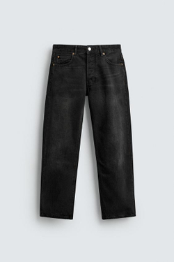 ZARA ДЖИНСЫ REGULAR FIT, УГОЛЬНЫЙ