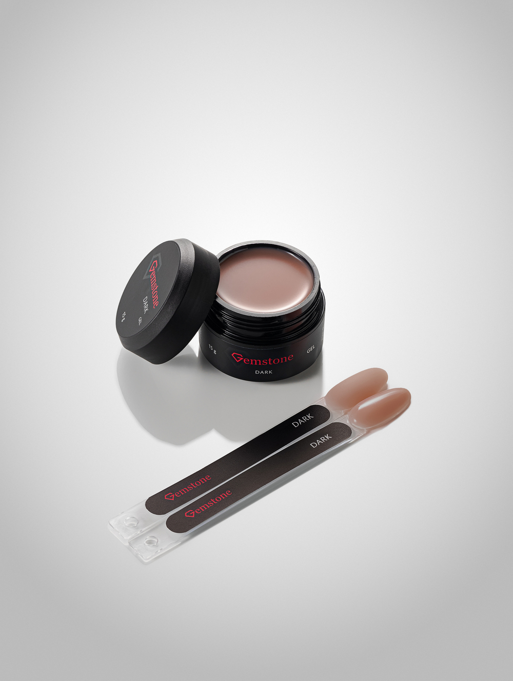 Gemstone Гель моделирующий Hema free, 15 мл Dark Бежево-розовый (холодный)