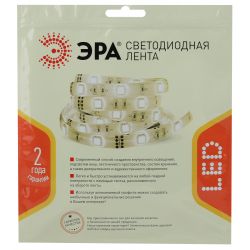 Светодиодная лента ЭРА LS2835-4,8-60-24-33-3000К-5m теплый белый | Светодиодные ленты 24В 2 год