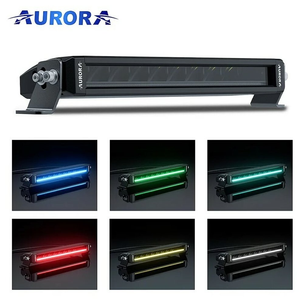 Светодиодная балка, люстра Aurora дальний белый свет с подсветкой RGB DRL