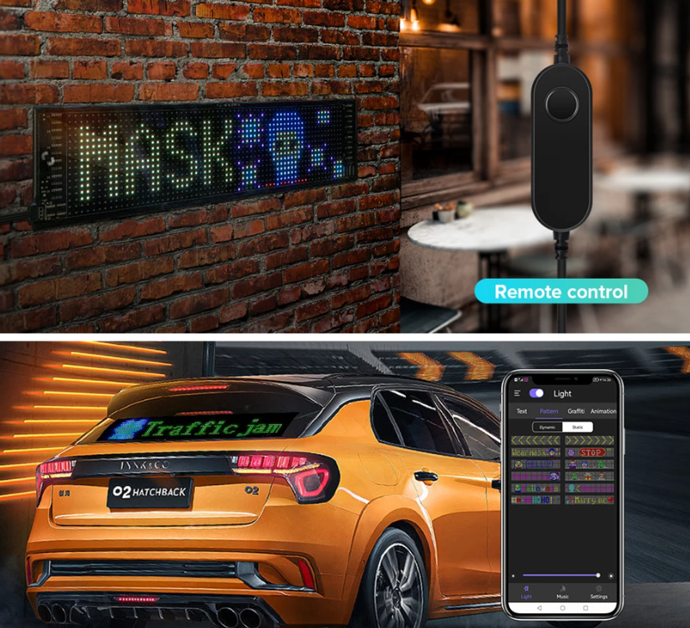 Гибкая светодиодная панель Bluetooth APP USB 5 В