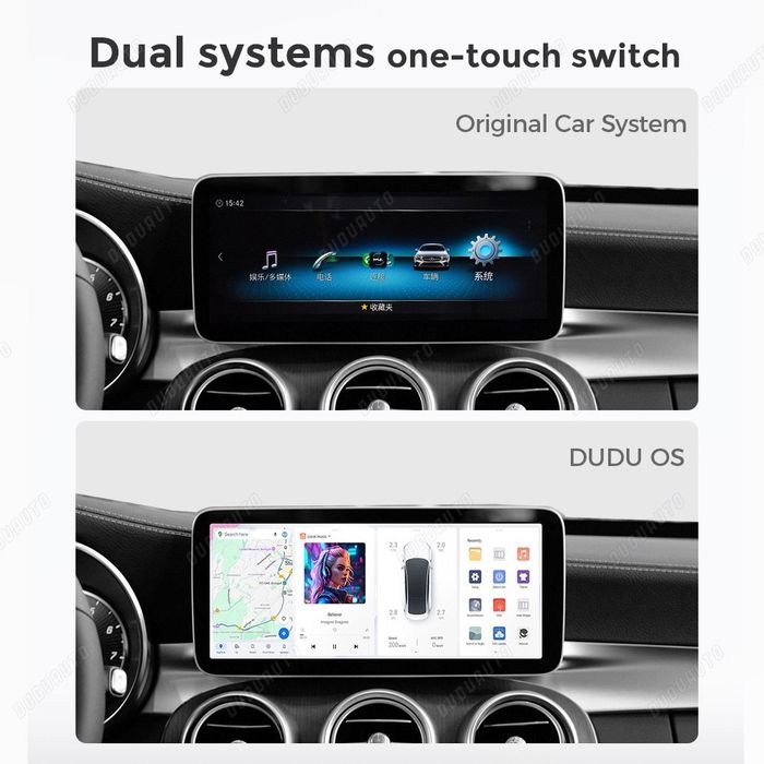 Мультимедиа блок для Lada 2021+ со штатным USB CarPlay - Kuberg DUDU на Android 13, Быстрая, 4G SIM-слот