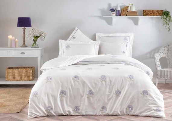 Постельное белье ORTANCA лиловый TIVOLYO HOME Турция