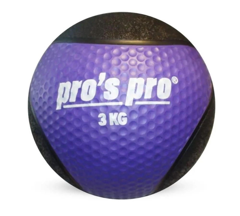 Мяч медицинский для тренировок Pro's Pro Medizinball 3 kg - purple