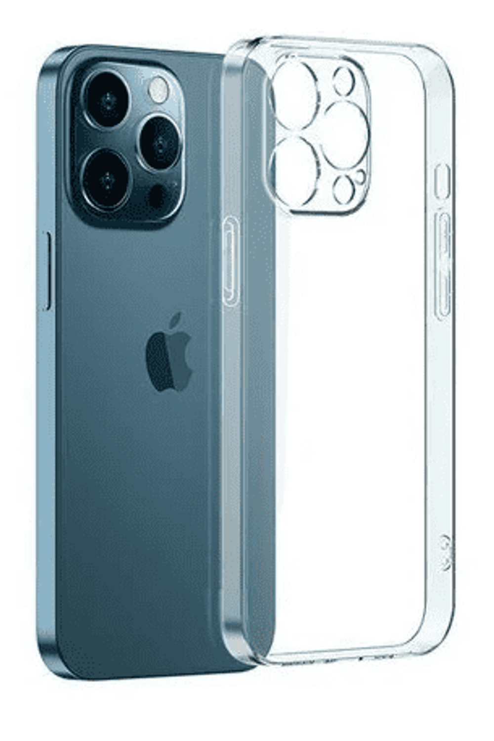 Чехол-накладка силикон i-Phone 13 прозрачный 1.5мм тех.пак