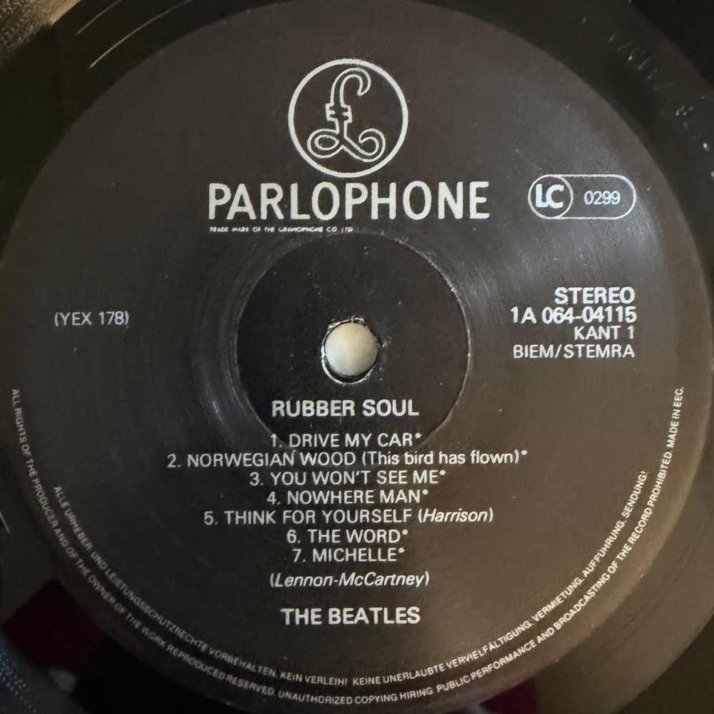 Виниловая пластинка The Beatles ‎– Rubber Soul LP